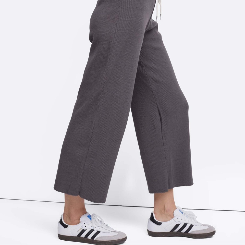 Mate charcoal waffle pants size small